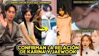 SE CONFIRMA LA RELACIÓN DE KARINA Y JAEWOOK + ¿LO ANUNCIARON PARA QUE TERMINEN? REACCION DE FANS