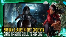 GAME NARUTO TERBARU !!! 6 GIFT CODE BURUAN CLAIM | NINJA SHIPPUDENN