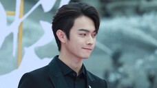 【直拍】许凯文荣奖红毯全程,台阶上不停擦鼻子