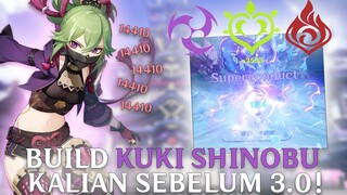 FUTURE ELECTRO SUPPORT!? Best Build KUKI SHINOBU | Genshin Impact Indonesia