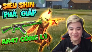 Free Fire : Test Skin " AK47 Công Lý " Vua Phá Giáp Bắn Địch Mất Hết Giáp Trong Một Giây Quá Đạo