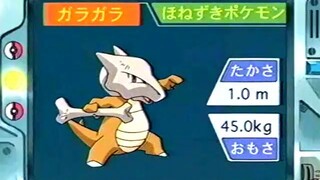 オーキド博士のポケモン講座(ガラガラ)