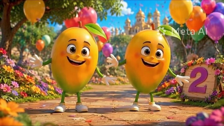 🍎🥭🍌🍇 Magic Fruit Parade | फलों की मजेदार पार्टी🍎🥭🍌 सेब आम केला अंगूर | Fruit Dance Party#vira