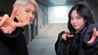 AI Brother and Sister Threecha Wuwuwuwu Thank you Taeyong brother for the Shalala in front of me. I 