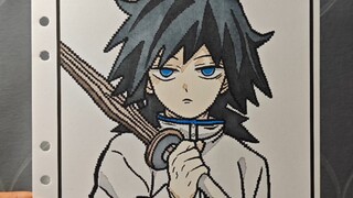 Tomioka Giyu pixel art pure process (no dubbing)