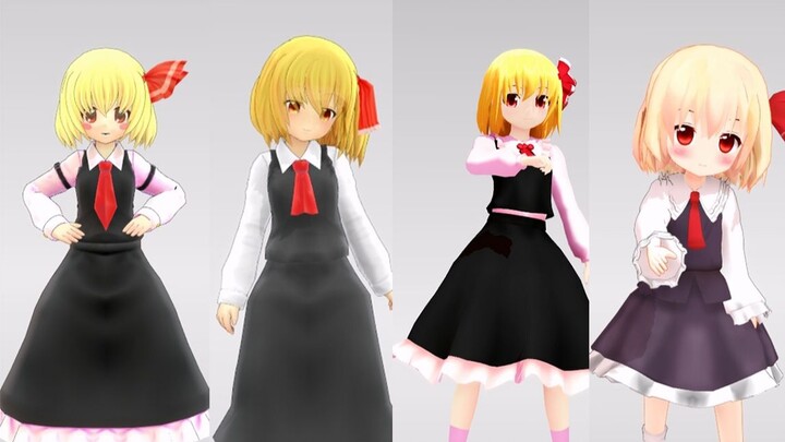[Touhou MMD character model evolution history] Lumia (2009~2023)