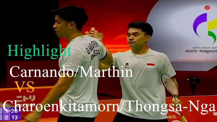 Carnando/Marthin (INA) vs Charoenkitamorn/Thongsa-Nga (THA) - SF