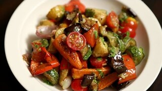 Roasted Vegetable Salad Recipe | Quick & Easy Baked Veg Salad | Ruchi's Kitchen