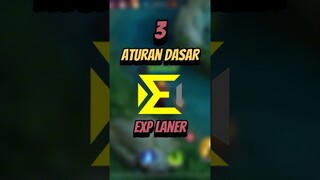 3 aturan dasar exp laner #mlbbcreatorcamp #mlbb #mlbbshorts