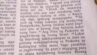 Pang Araw Araw na Talata.               Exodus 12:43-51