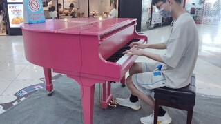 [Piano] High school student IKUN plays chicken passionately on the street, you are so beautiful! Can