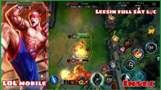 [LOL Mobile] "Leesin" Full Sát Lực Một Đá Bay Màu | 18/4 Siêu Mạnh :D