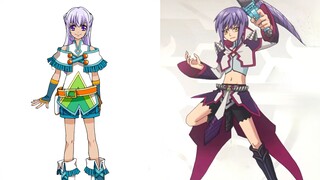 [Hurricane Soul] Two beautiful purple-haired women's men