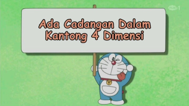 Doraemon Bahasa Indonesia "Ada Cadangan Dalam Kantong 4 Dimensi"