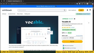 Vocable AI Review: Optimize Content with Built-In Editing Features