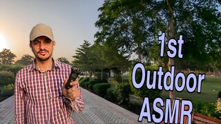 My 1st Outdoor ASMR Triggers | Soothing Garden ASMR