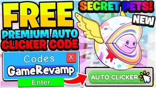 NEW SECRETS UPDATE AND FREE PREMIUM AUTOCLICKER CODES IN ROBLOX RACE CLICKER