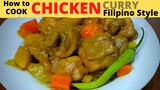 CHICKEN CURRY | Easy Filipino Style RECIPE | Pinoy Favorite Lutong Bahay Dish
