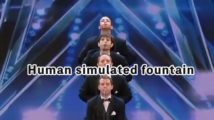 America's Got Talent: the most disgusting performance, human fountain.