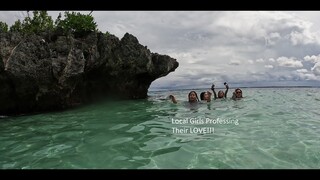 Philippines Locals. Approachable Girls at the Beach.