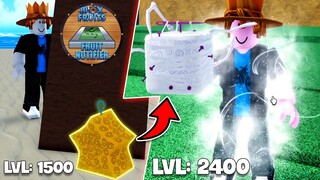 Blox Fruit - Thử Thách ĂN TẤT CẢ TRÁI ÁC QUỶ Tìm Được = NOTIFIER (level 1500 to 2400 in Roblox)
