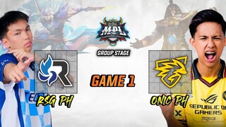 ONIC PH vs RSG PH GAME 1 MPL PH SEASON 13