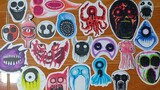 How to make monster stickers DOORS ROBLOX 2 cách làm sticker quái vật 2