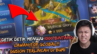DETIK DETIK MENUJU 1000 BINTANG!! KETEMU TOP GLOBAL KHUFRA!! - Mobile Legends Indonesia
