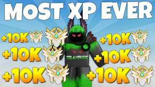 ฉันได้ XP มากที่สุดในการแข่งขันใน Roblox BedWars (WORLD RECORD)