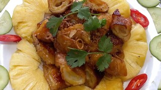 lòng heo phá lấu.món chay. thôm ngon đậm đà.