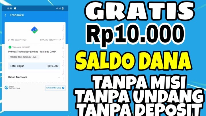 GRATIS 10RB DANA CUY | APLIKASI PENGHASIL SALDO TERCEPAT 2022 | APK PENGHASIL SALDO DANA GRATIS 2022