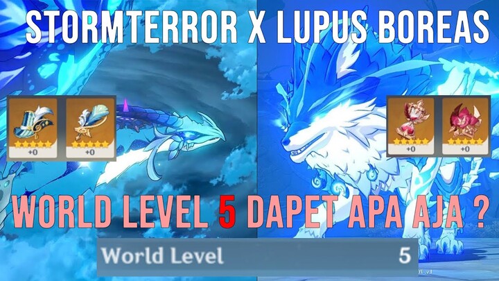 DROP WORLD BOSS DI WL 5 DAPET APA AJA ? - Genshin Impact Indonesia