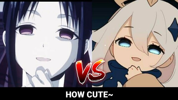 Kaguya VS Paimon "HOW CUTE"