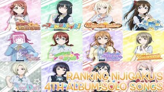 Ranking Nijigaku's 4th Album Solo Songs