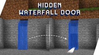Cara Membuat Hidden Waterfall Door - Minecraft Tutorial Indonesia