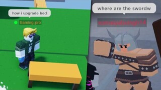 Roblox BedWars ช่วงเวลาแชทตลก