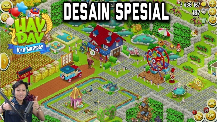 Dekorasi spesial 10th birthday | HAY DAY INDONESIA