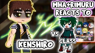 MHA/BNHA+Rimuru Reacts To Class 1-A VS. Kenshiro || Gacha Club ||