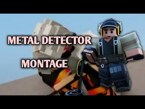 METAL DETECTOR MONTAGE | ROBLOX BEDWARS