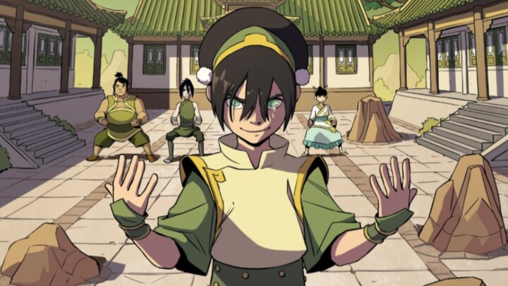 This is the heroine! The strongest earthbender who has abused two generations of supernatural powers