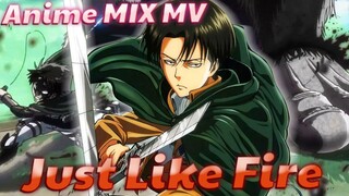 AMV MIX MỚI - Just Like Fire (Warriors Light Em Up)