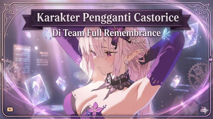 Penganti Castorice di team Remembrace | Honkai:star rail | HSR