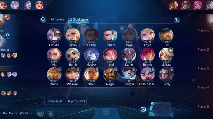 MLBB obsidia 50⭐ mvp gameplay
