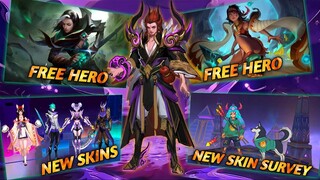 FREE 2 HERO, FREE BORDER, FREE EMOTE, NEW 3D BACKGROUND, ARGUS REVAMP | MOBILE LEGENDS