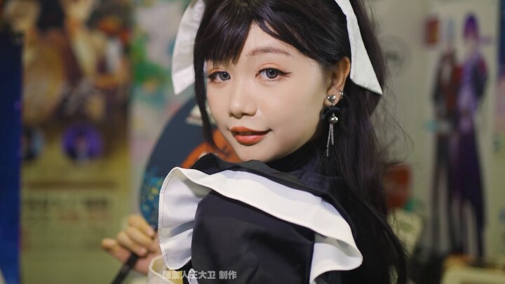 [David Photography] Super cute cosplayer at Guangzhou CP Comic Exhibition! Gentle eyes ~ plump body!