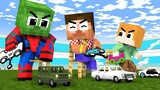 Monster School : THE RACE - Alex and Steve Racing (Minecraft Animation)