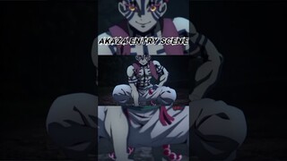 Demon Slayer -  Akaza Entrance   -  EDIT  #shorts #demonslayer #akaza #akazaedit