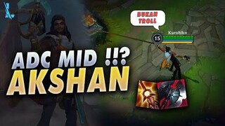 Salah Satu ADC Mid dan Satu-satu nya ADC Yang Bisa Gw Pake 😭😭😭 - Akshan MID Wild Rift