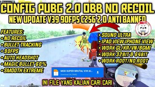 CONFIG SUNTIK PUBG TERBARU 2.0 CONFIG BRUTAL OBB NO RECOIL NO SHAKE CONFIG PUBG MOBILE 2.0 TERBARU