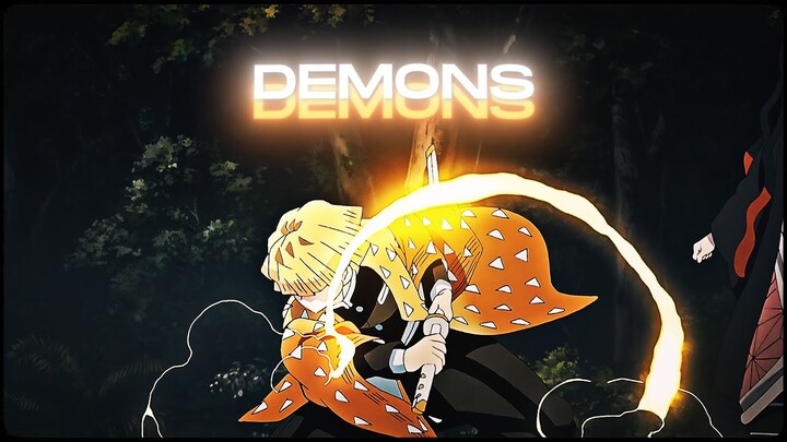 「Demons 🐱‍👤🤍」Mixed Anime「AMV/EDIT」4K